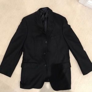 Material London Black Sport 3 button sport coat.